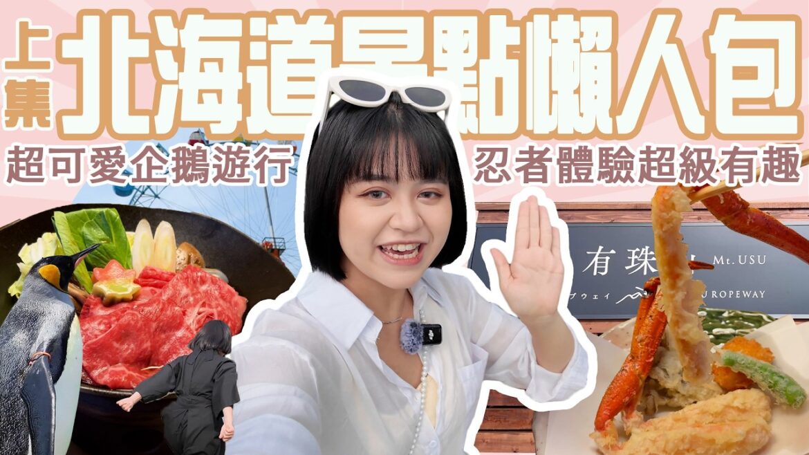 北海道登別景點懶人包！超可愛企鵝遊行一定要看！時代村變身忍者體驗、松葉蟹會席超級好吃！｜日本旅遊｜日本Vlog｜北海道Vlog｜日本必吃｜日本必買