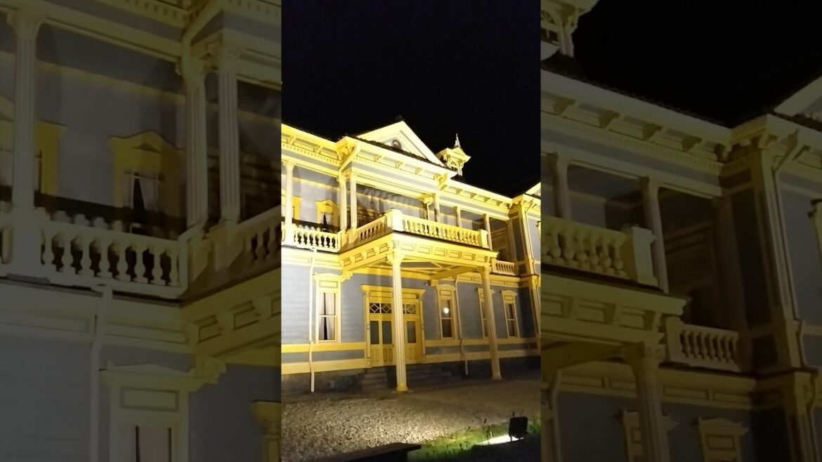 ライトアップ　旧函館区公会堂 #旧函館区公会堂 #ライトアップ #夏休み #函館