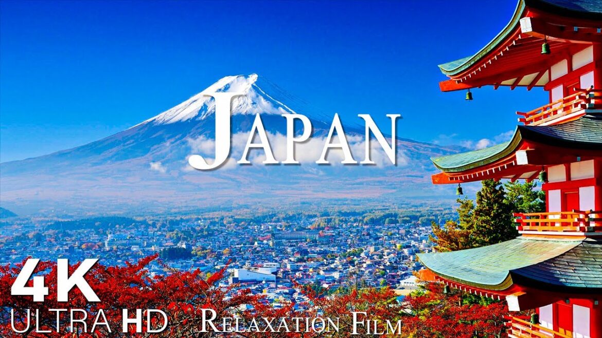 Japan 4K - Scenic Relaxation Film - Calming Music