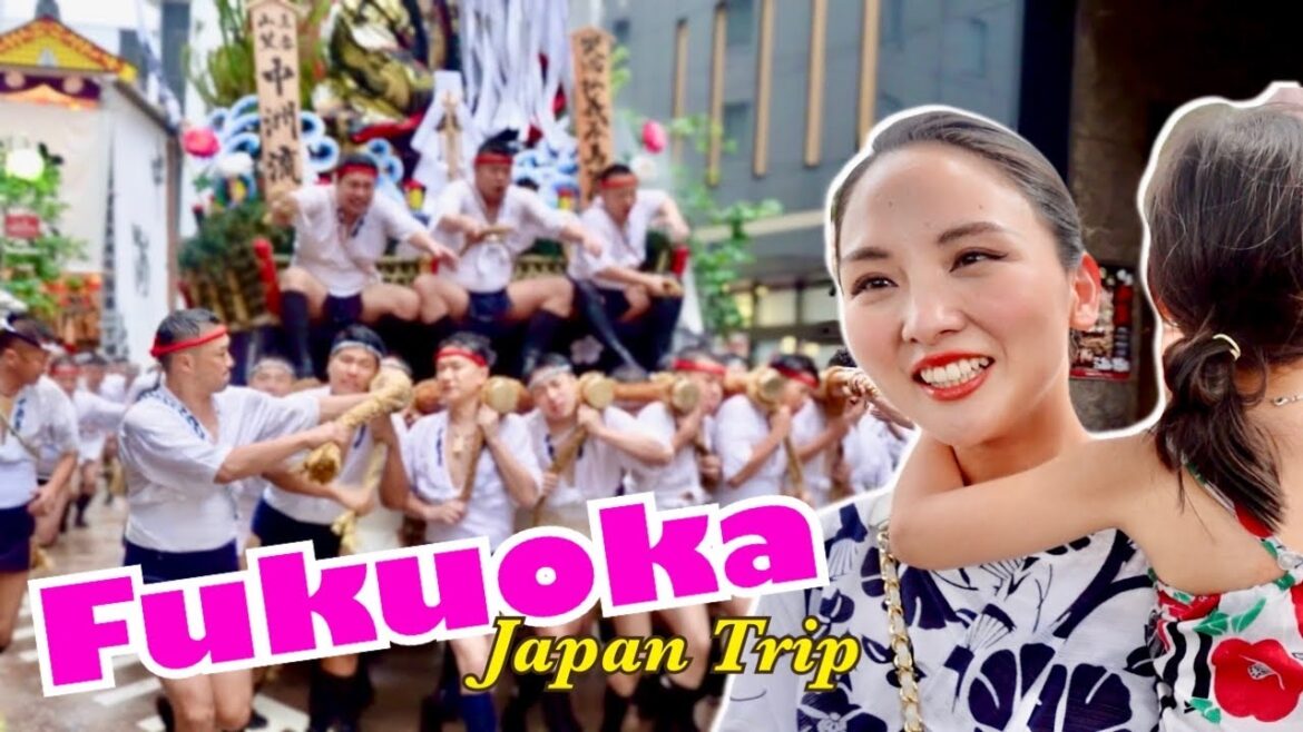 Japanese Family Trip to Fukuoka Summer Festival