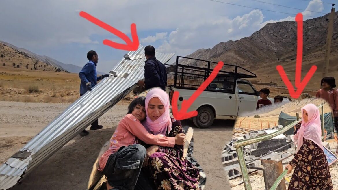 Selling iron and scraps to supply materials and expenses for a new house