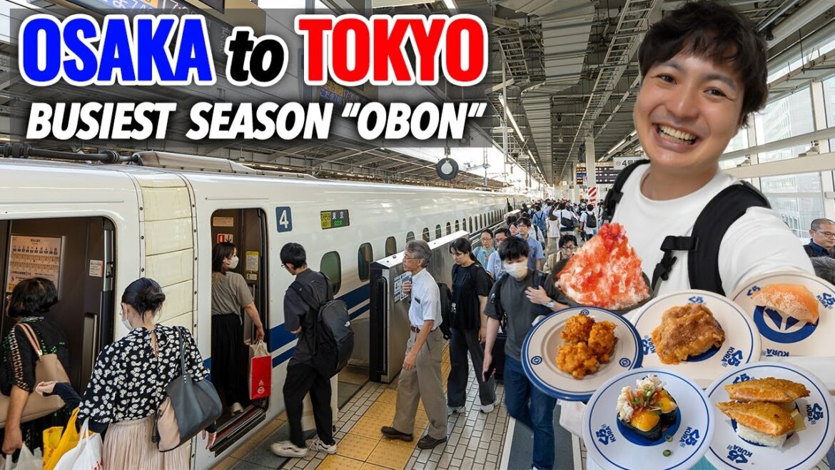 “Obon” Season Osaka to Tokyo by Shinkansen, Dotonbori Kura & Cheapest Ramen in Tokyo Station Ep.508 "Obon" Season Osaka to Tokyo by Shinkansen, Dotonbori Kura & Cheapest Ramen in Tokyo Station Ep.508
