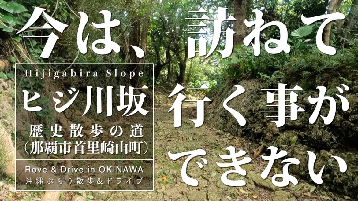 【沖縄 散策】今は訪ねて行く事ができない歴史散歩の道：ヒジ川坂（那覇市首里崎山町） [ Rove & Drive In Okinawa ]