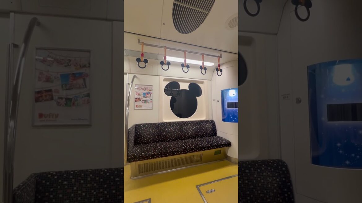 Mickey Monorail 🚝 at Tokyo DisneySea #shorts #disney #tokyodisneysea