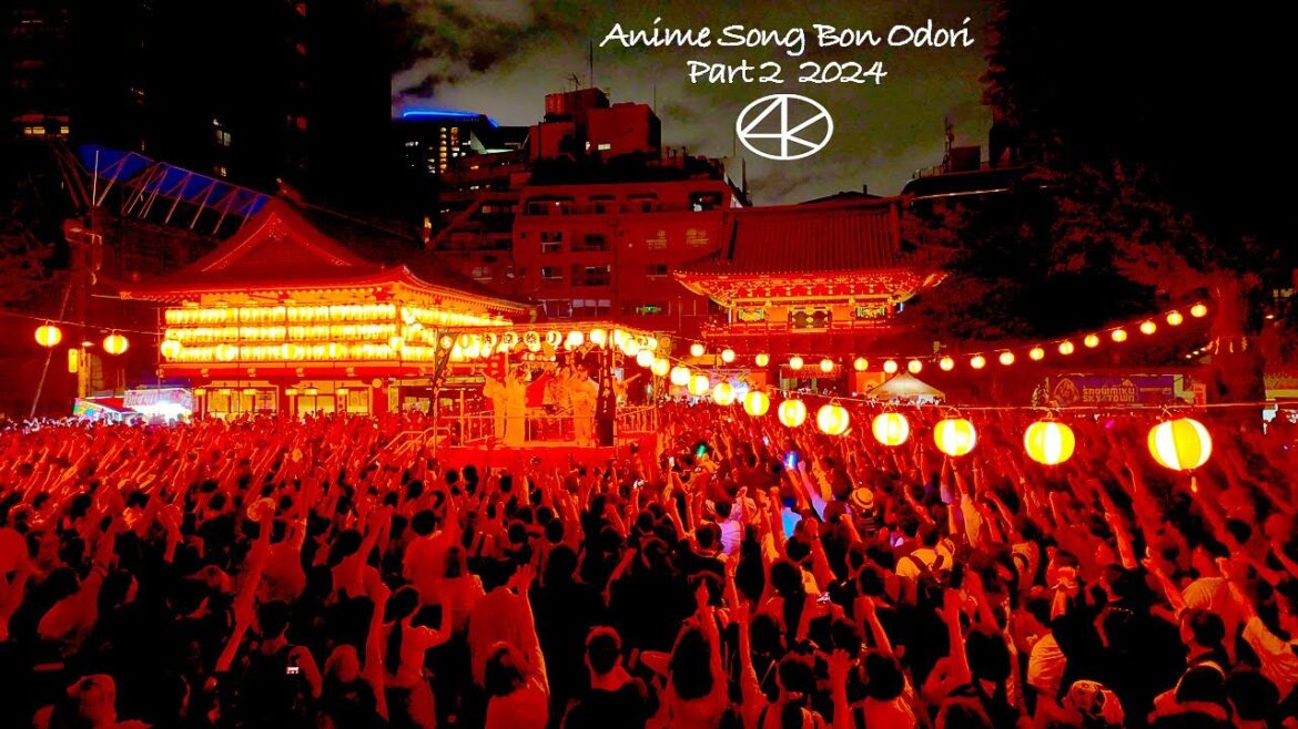 4K60【神田明神アニソン盆踊り2部】神田明神納涼祭り 2024 東京 Japan