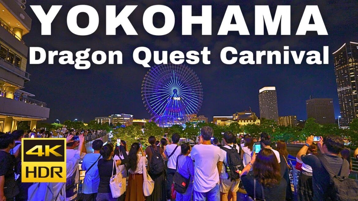 【4K🇯🇵】Dragon Quest Carnival in Yokohama Minato Mirai [Grand Mall Park / Yokohama Cosmo World]