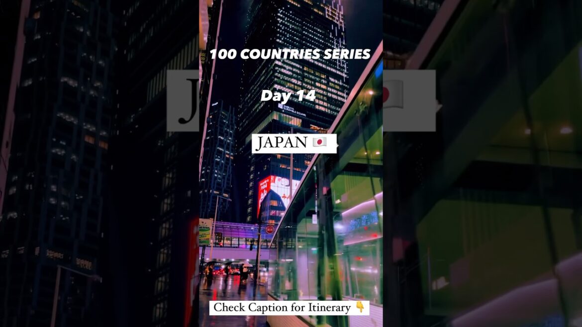 Day 14 #100countriesseries #travel #japan #tokyo #travelvlog #traveling