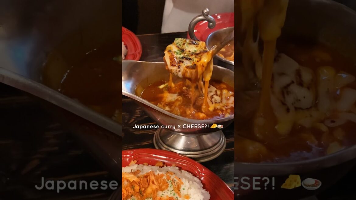 Cheese-loaded Japanese curry 😍