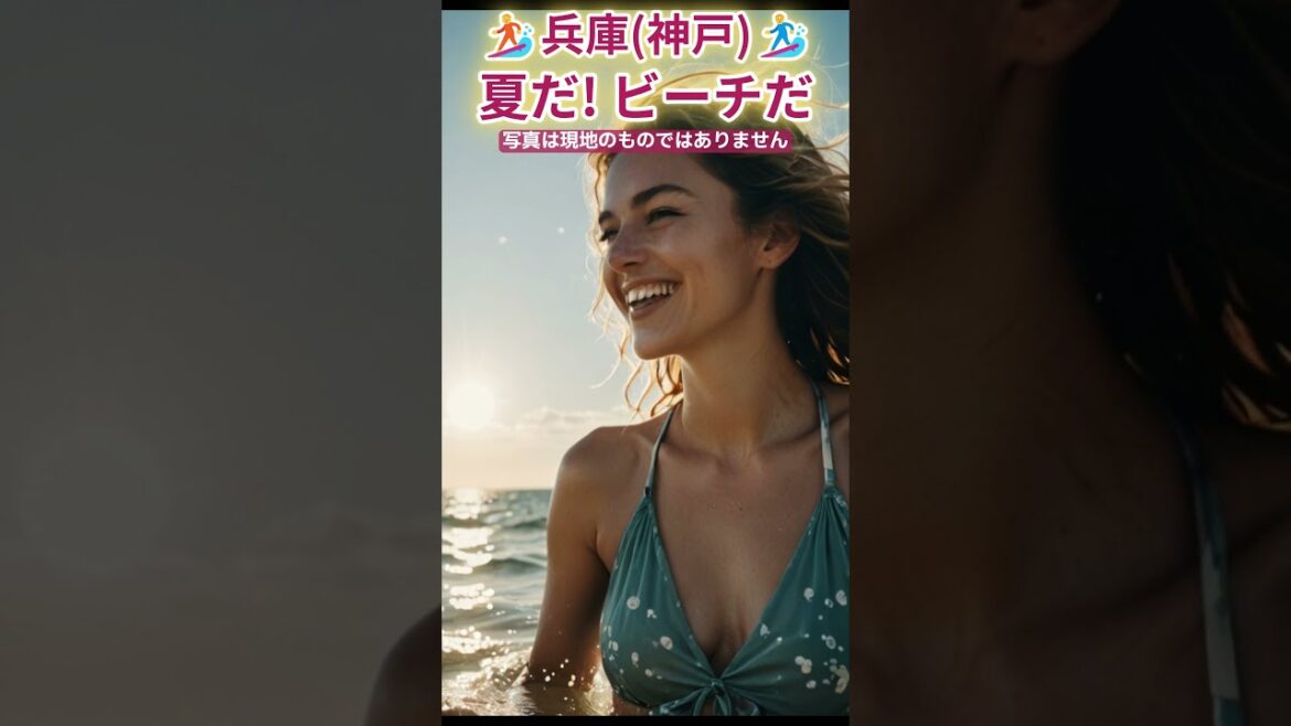 兵庫(神戸)の海水浴場の旅 須磨海水浴場 ヒーリング healing ピアノ #Shorts