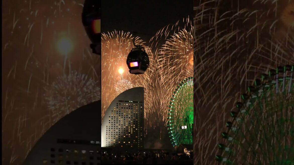 【番外】みなとみらいスマートフェスティバル花火｜Fireworks at Yokohama Minato Mirai #shorts
