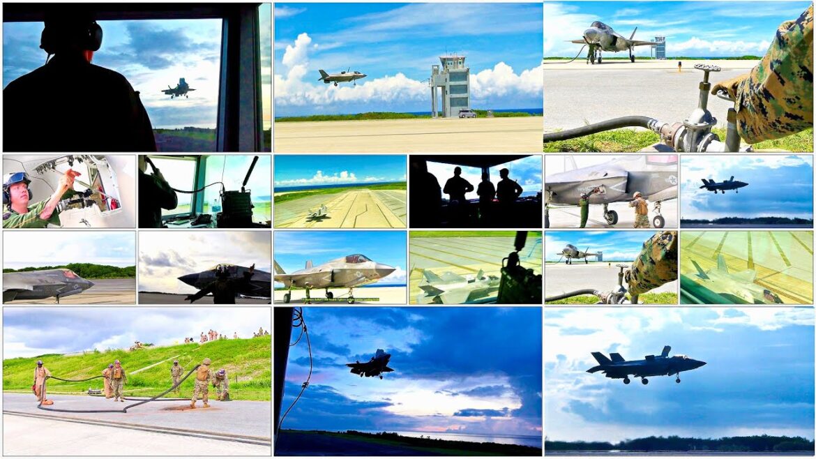 U.S. Marines Refueling F-35Bs in Field Carrier Landing Practice – Resolute Dragon 24 U.S. Marines Refueling F-35Bs in Field Carrier Landing Practice - Resolute Dragon 24