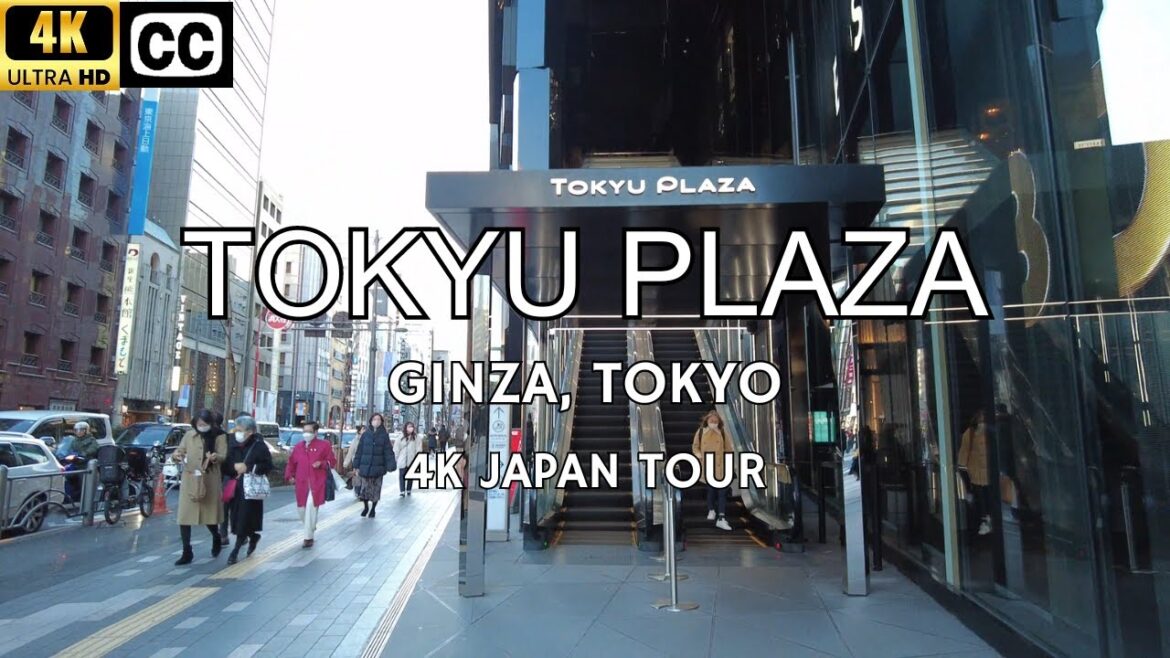 [4K] Japan Walk Tour | Tokyu Plaza | Ginza | Part 1