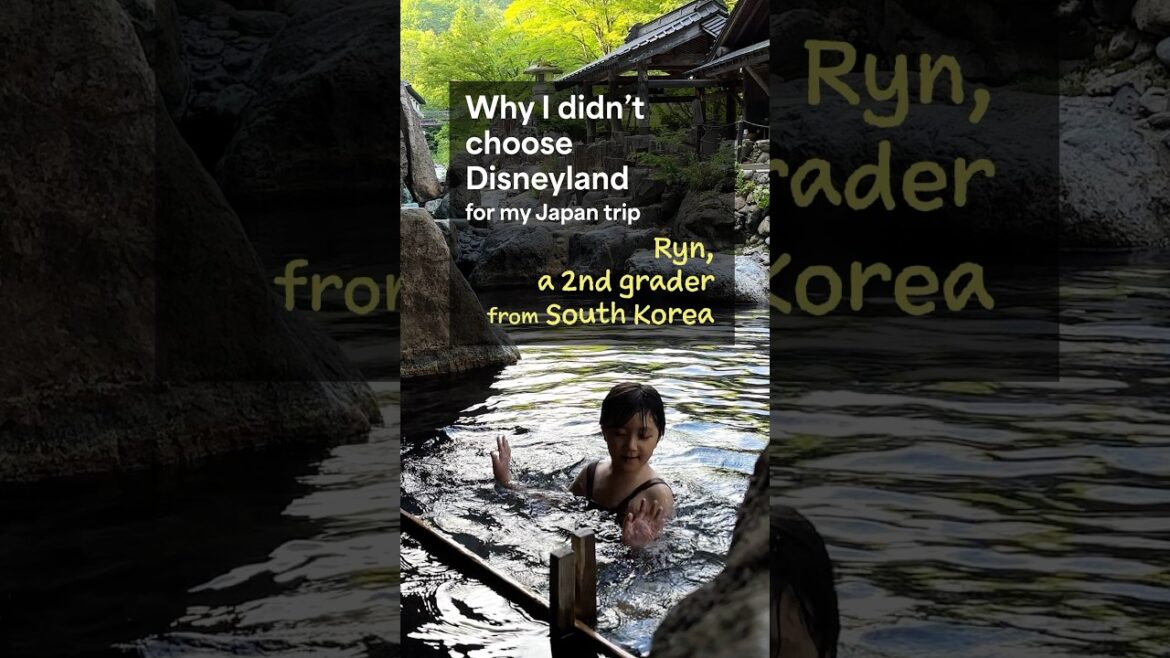 🇰🇷Why I didn’t choose Disneyland for my Japan trip #korea#japan#ryokan#countryside#family#travel