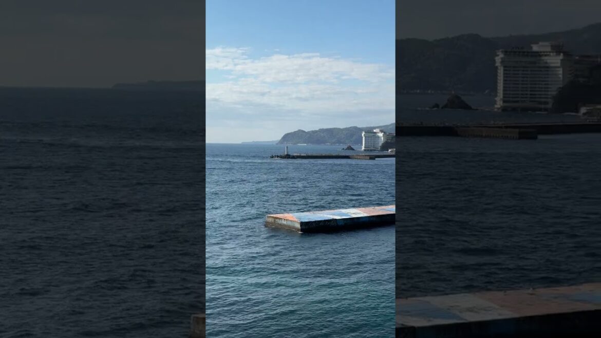 Shizuoka Atami Sea Wave Sagami(일본여행 시즈오카 아타미 바다 파도 사가미만/静岡 熱海 海 波 相模湾)