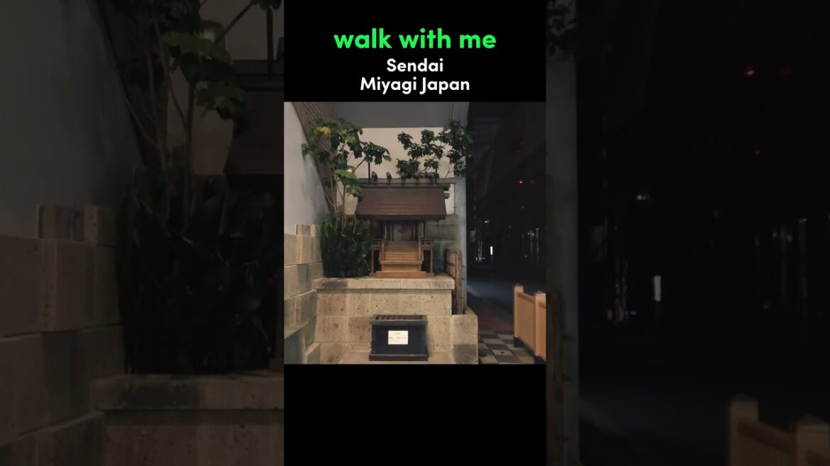 Walk With Me in Sendai | Miyagi Japan Walking Tour