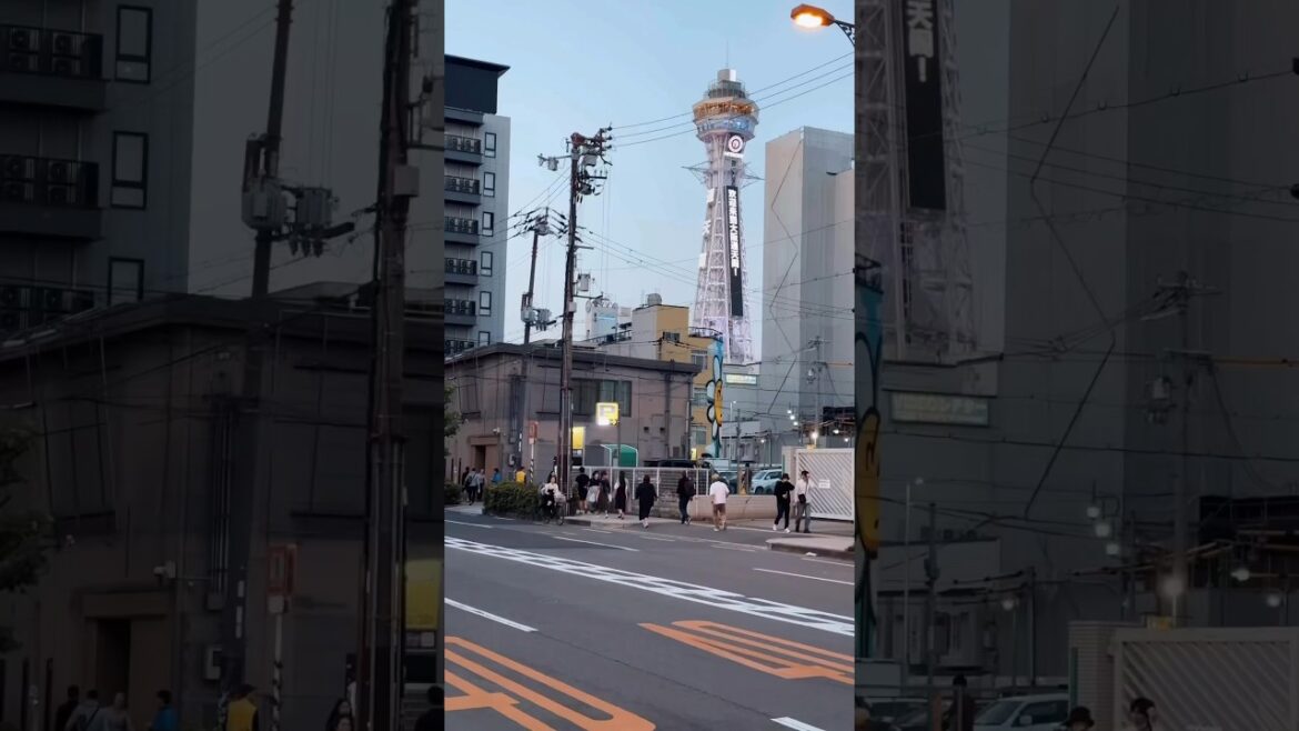 📍Tsūtenkaku, Osaka #japan #osaka #japantravel
