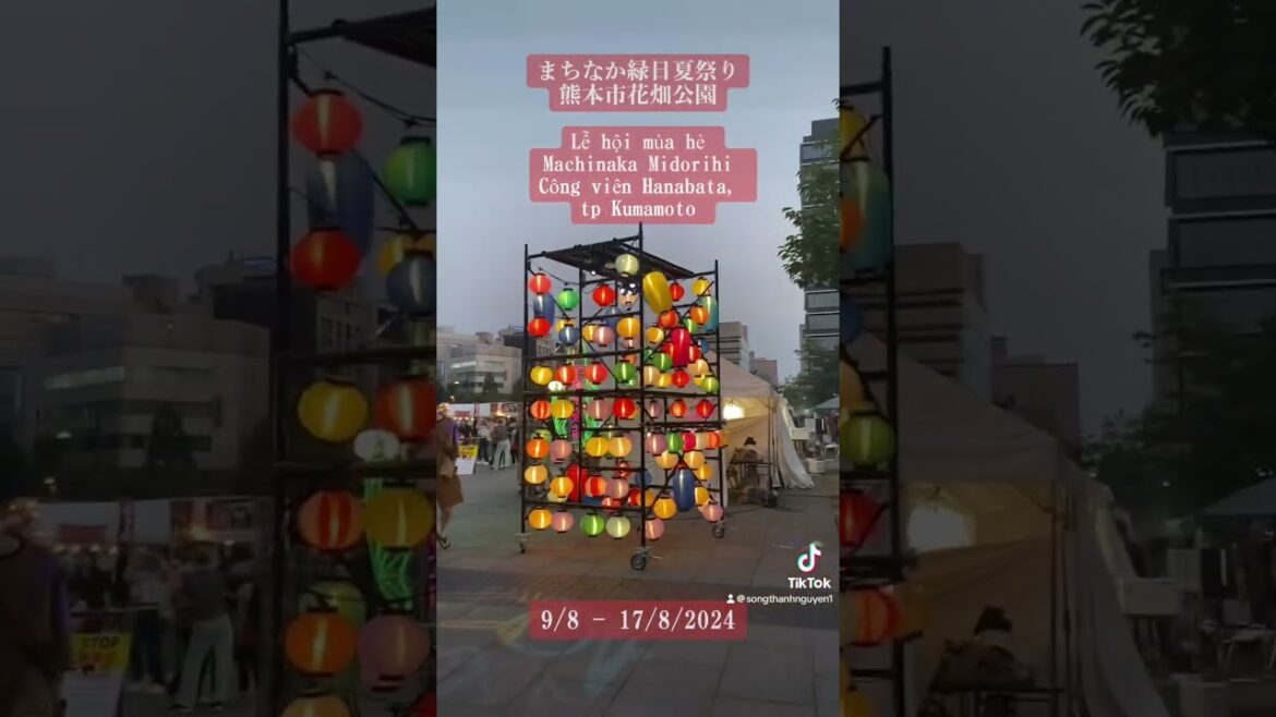 Lễ hội mùa hè tháng 8 ở trung tâm tp Kumamoto #SongThanh #kumamoto #kyushu Lễ hội mùa hè tháng 8 ở trung tâm tp Kumamoto #SongThanh #kumamoto #kyushu