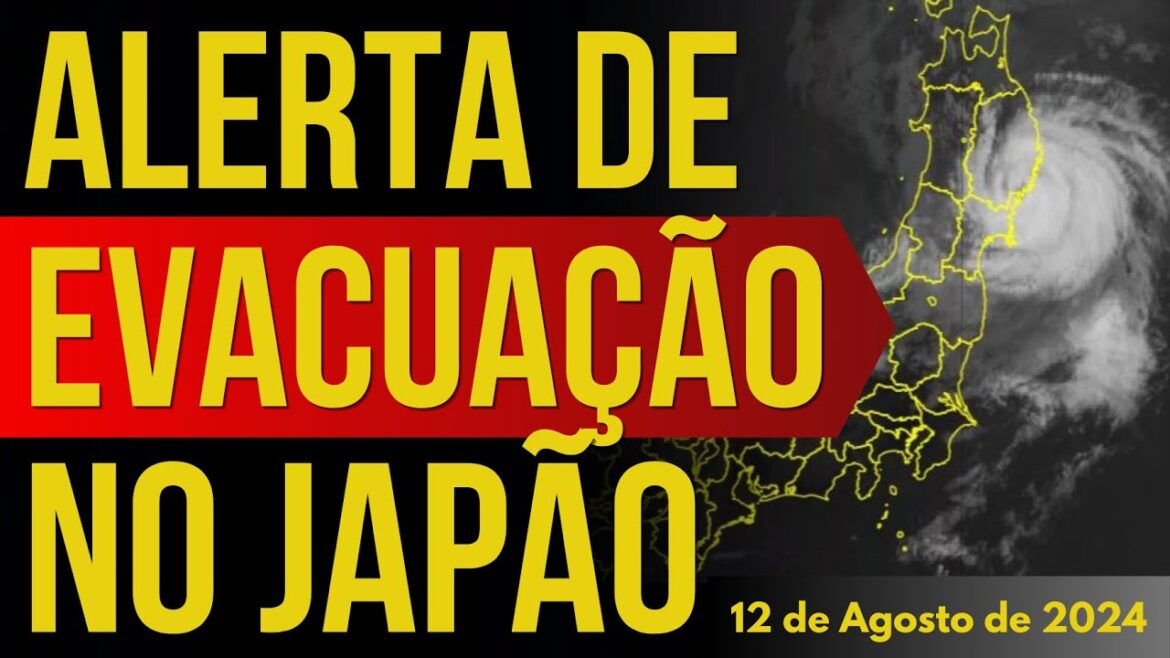ALERTA DE EVACUAÇÃO EM IWATE-KEN NO JAPÃO - 12/AGOSTO/2024