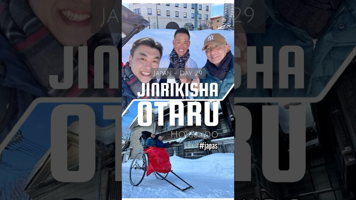 JINRIKISHA A Carroça Japonesa #otaru #hokkaido #japan #vlog #viagem #japoneses #turismo #snow #neve JINRIKISHA A Carroça Japonesa #otaru #hokkaido #japan #vlog #viagem #japoneses #turismo #snow #neve