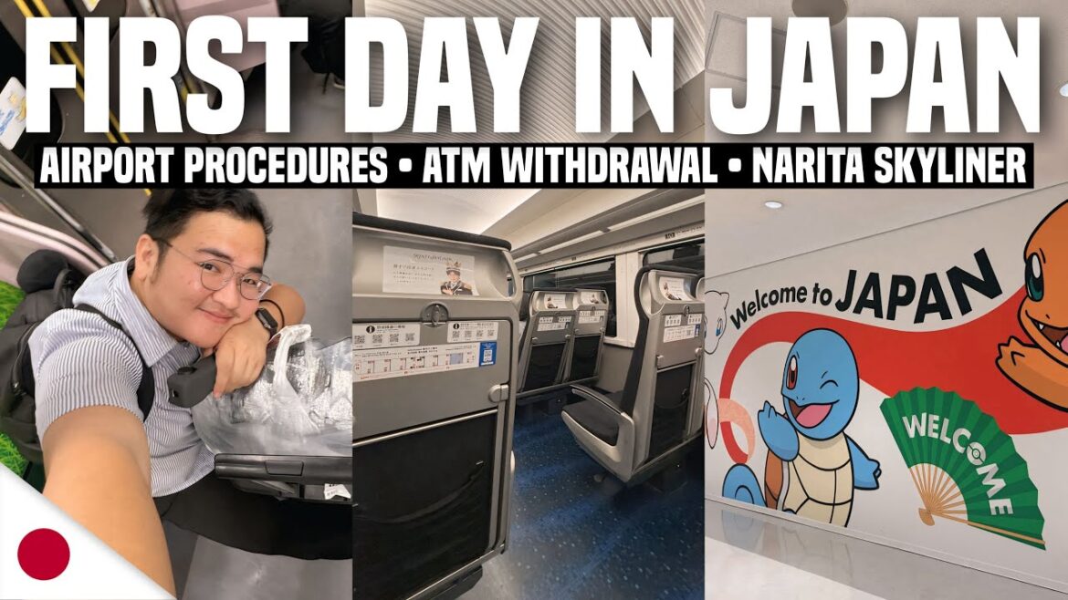 First Day In Japan! 🇯🇵 (Airport Procedures + ATM Withdrawal + Narita Skyliner) | Ivan de Guzman