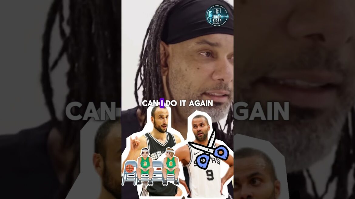 Tim Duncan in a 'start, bench, cut' game between GOATs  #nba #basketball #sports