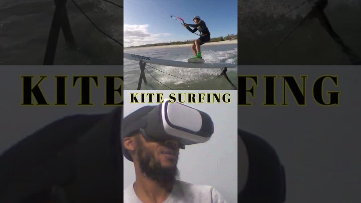Dangerous Hobby Kite Surfing Watersports with VR Headset | Next Level | Travel | Tourism