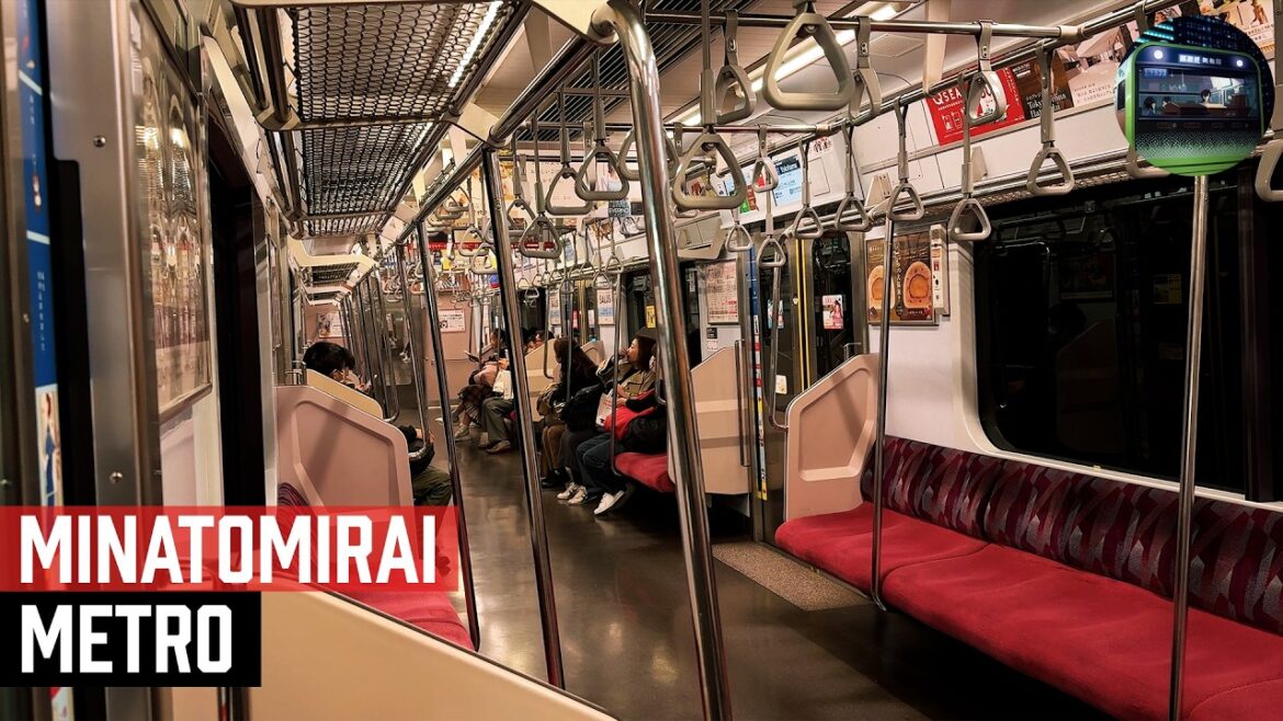Riding Minatomirai Metro In Yokohama