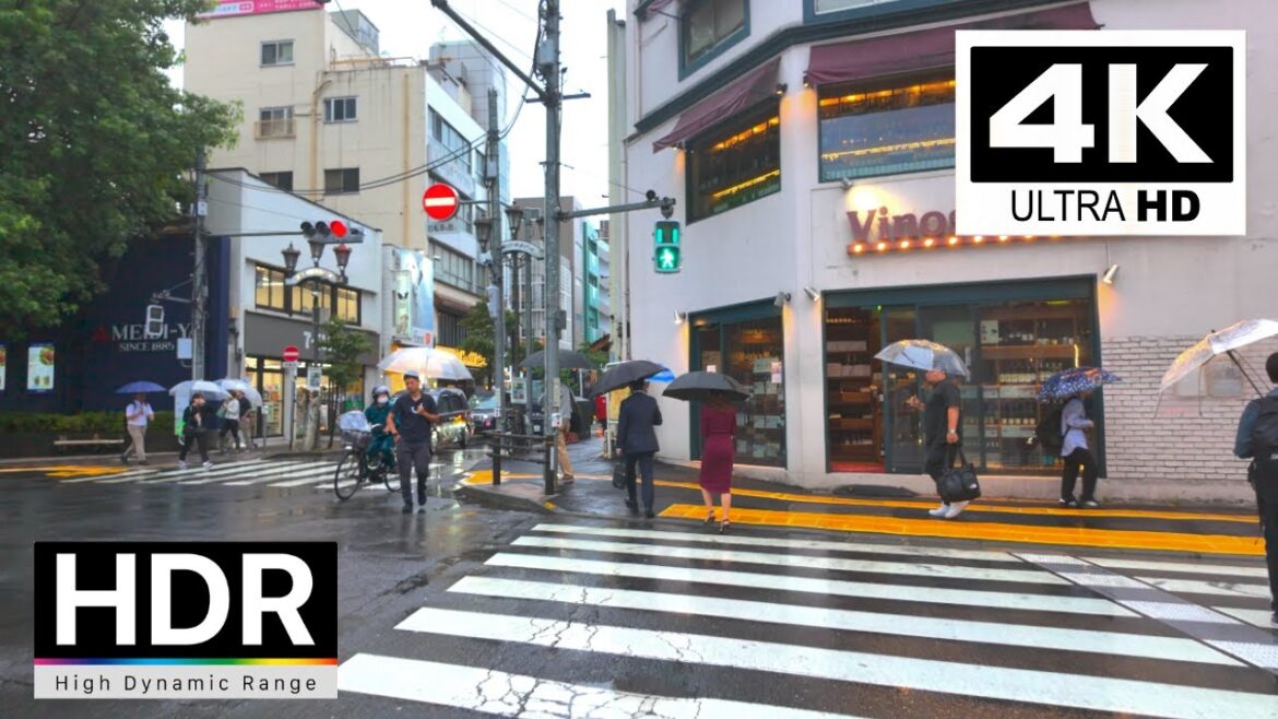 Tokyo 2024 – Japan 4K Rainy Walking Tour, Tokyo Street Walk in Hiroo|4K HDR 60fps Tokyo 2024 - Japan 4K Rainy Walking Tour, Tokyo Street Walk in Hiroo|4K HDR 60fps