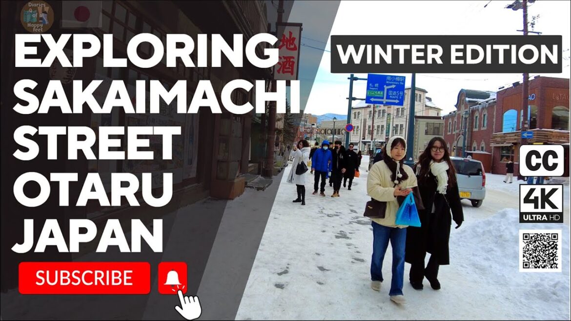 Diaries of a Happy Feet :🚗 Visiting Sakaimachi Street 境町通り, Sakaimachi-dōri Sapporo Japan 🇯🇵🗾 [4K]