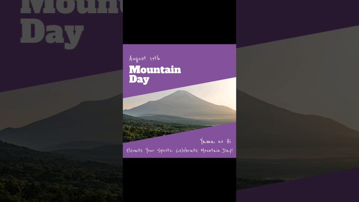 Happy Mountain Day in Japan! 🇯🇵 🇯🇵 🇯🇵 🇯🇵 ⛰  ⛰ #mountainday #japan