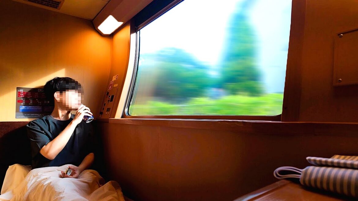 Riding Japan’s Sleeper Express Train for 12 Hours | Sunrise Express