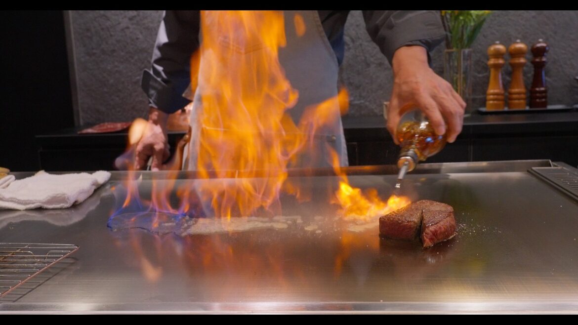 Teppanyaki in Tokyo: A1 Wagyu, Scallops and Garlic Rice