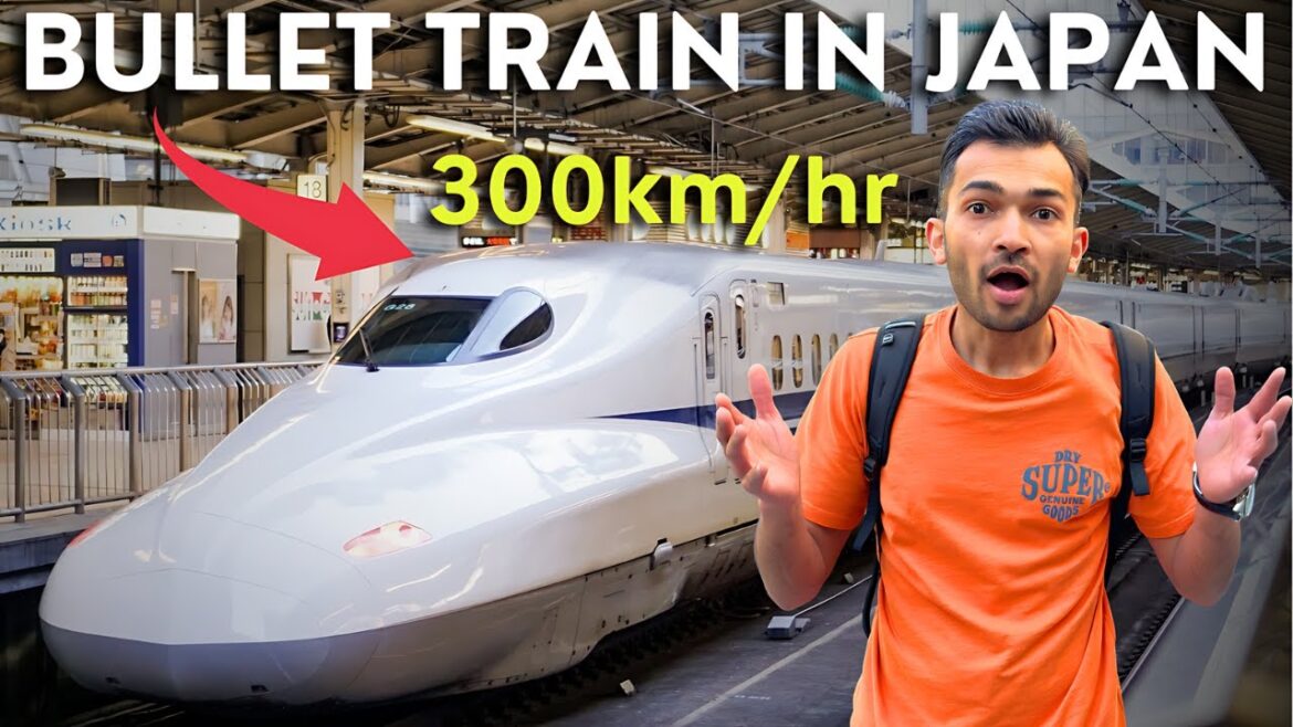Riding Fastest Bullet Train From Tokyo to Kyoto | Shinkansen Train in Japan