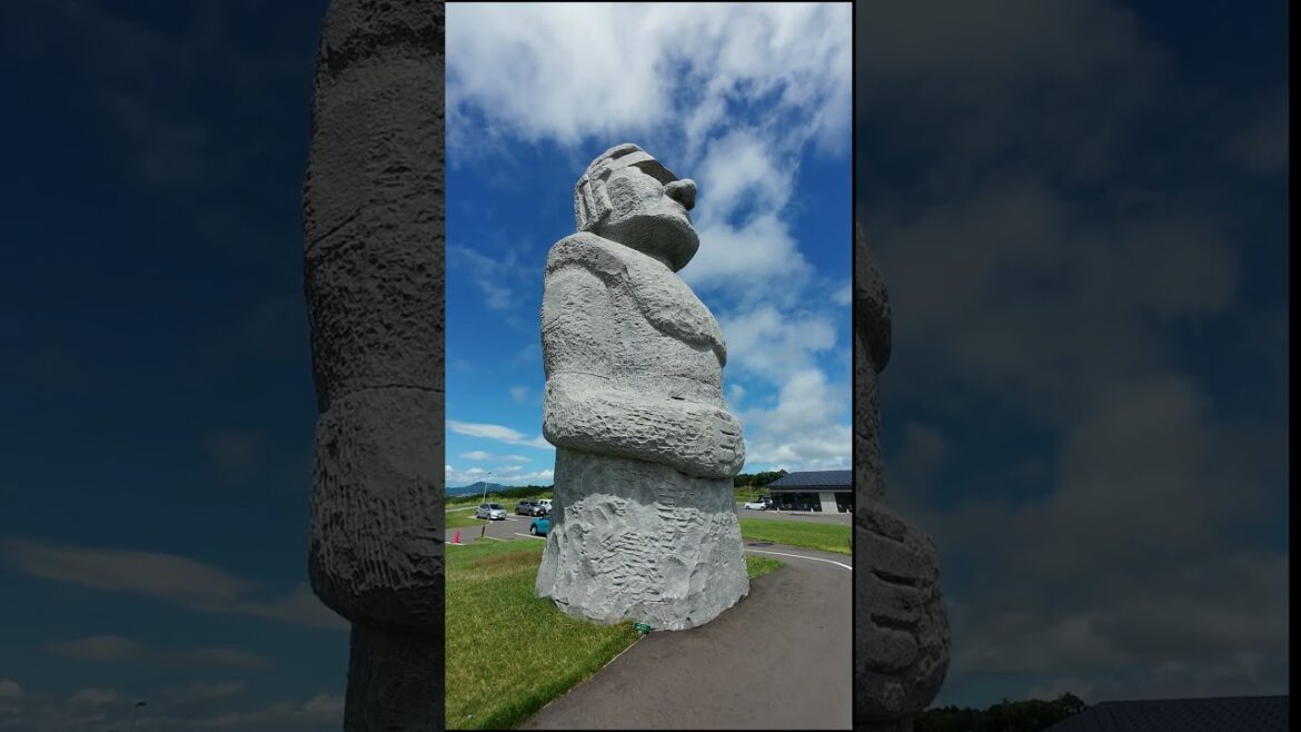 札幌にモアイ像？ #札幌 #観光名所
