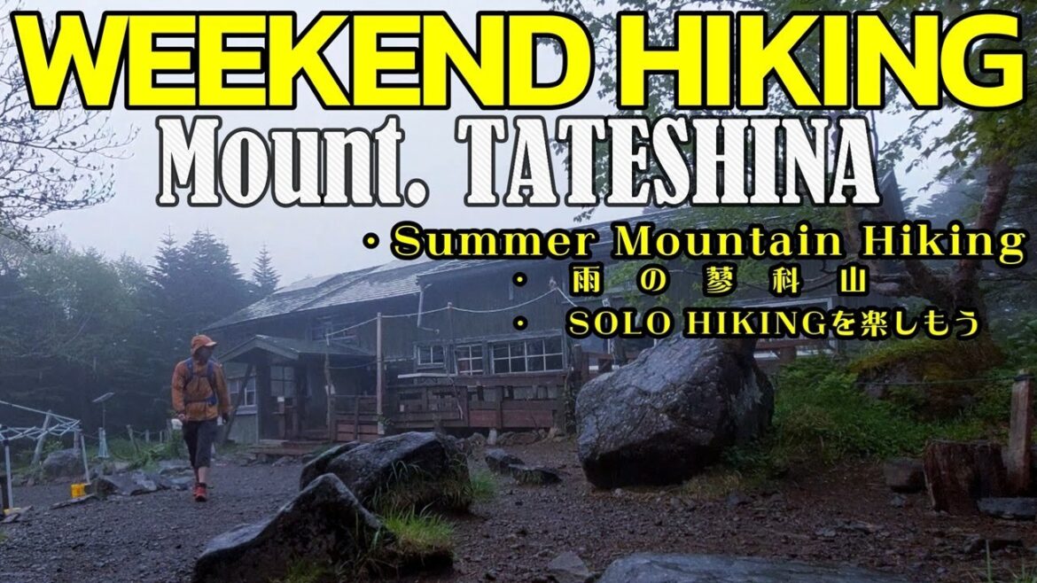 Solo Hiking  Mt Tateshina - Nagano, Japan - 蓼科山 -