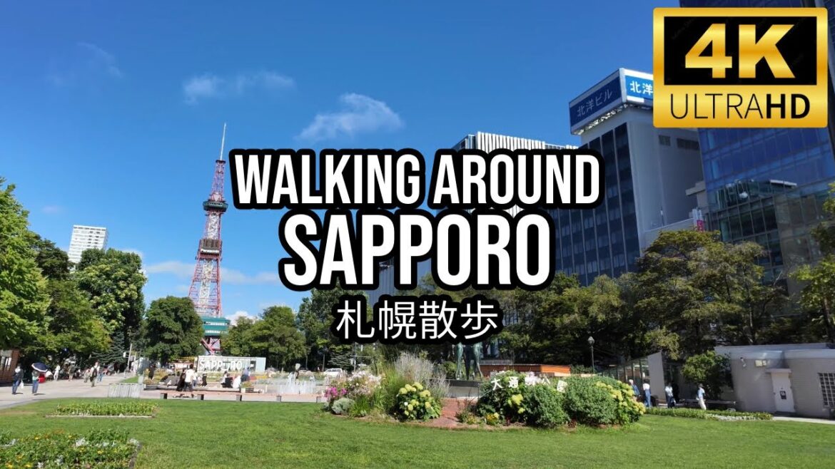 [4K][Hokkaido] Walkimg around Sapporo🇯🇵 / 札幌散歩