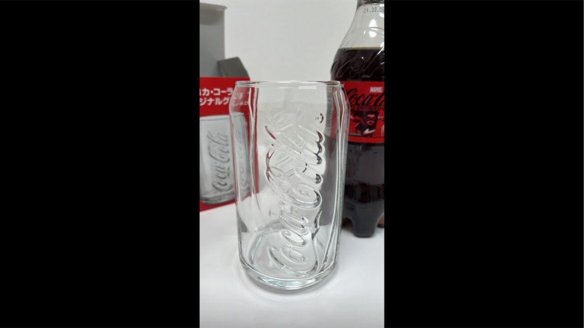 Making Coca Cola Float with Freebie Coca Cola Clear Glass