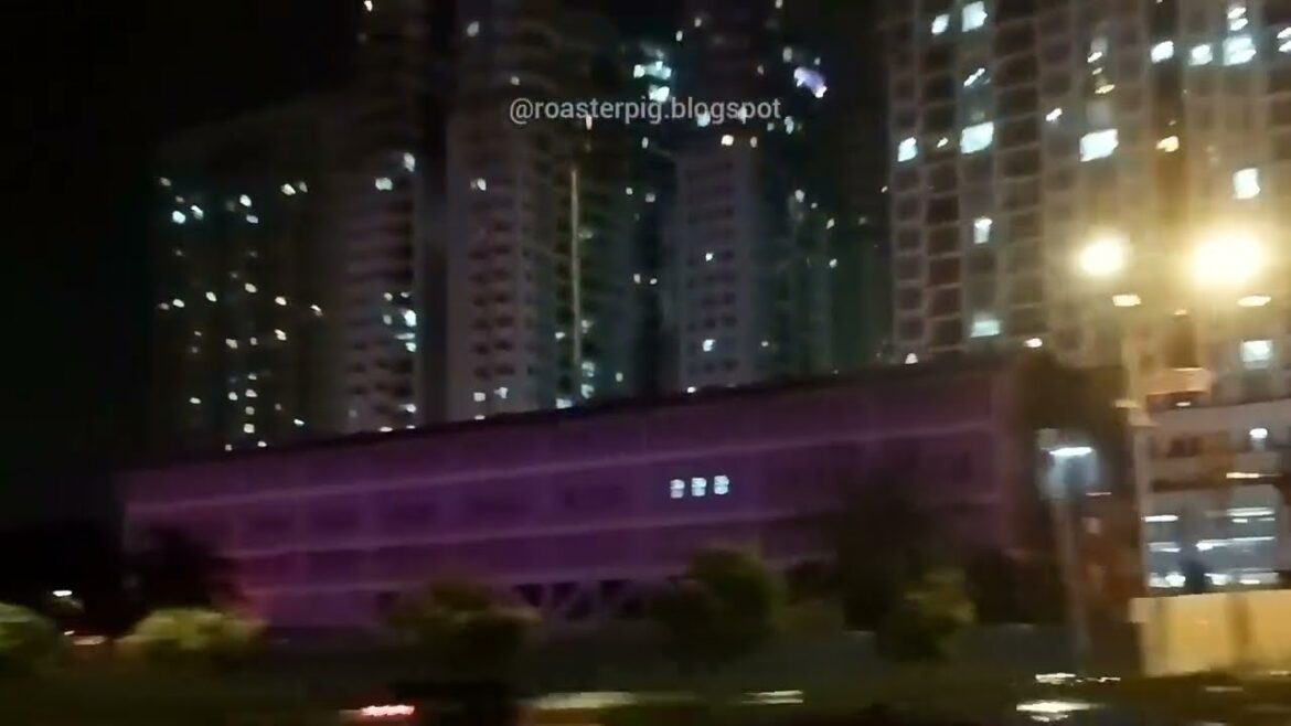 Night Bus Ride From KL Sentral Bus Terminal to KLIA1 International Airport