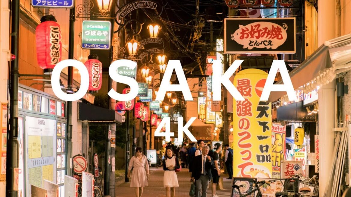 Osaka, Japan || Walking Tour || 4K Ultra HD || 60fps Osaka, Japan || Walking Tour || 4K Ultra HD || 60fps
