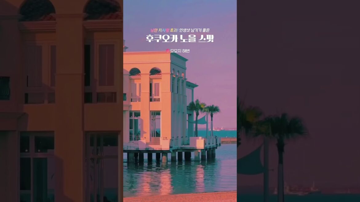 👩‍❤️‍👨 인생샷 남기기 좋은 후쿠오카 노을 맛집 2곳 추천 📸