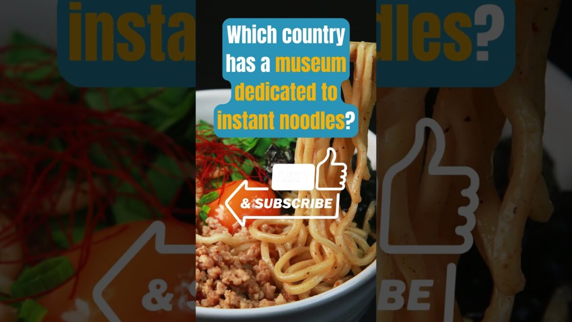 Unveiling the Mystery of the Instant Noodles Museum #viraltravel #travelfacts #museumfacts
