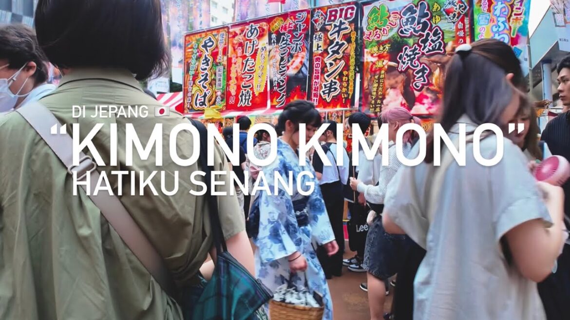 Budaya Jalan Kaki di Jepang 🇯🇵 Menuju Kembang Api Musim Panas #part2