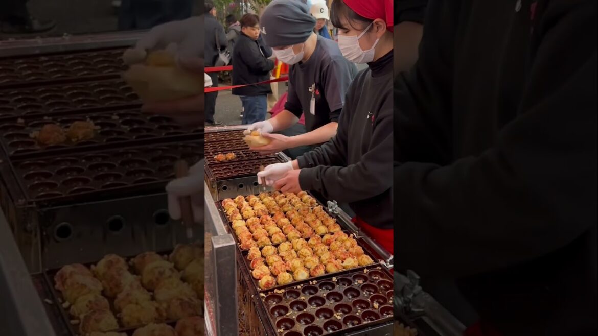 We went to #osaka to try the best #takoyaki in #japan
