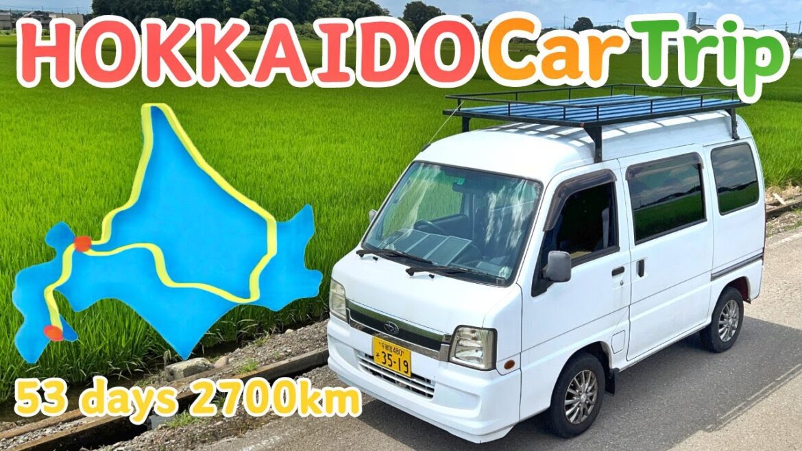53 days car trip in summer Hokkaido [Car camping travel vlog in Japan］