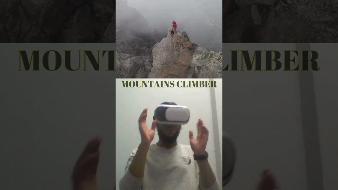 Dangerous Hobby Mountains Climbing with VR Headset |  | Next Level | Travel | Tourism Dangerous Hobby Mountains Climbing with VR Headset |  | Next Level | Travel | Tourism