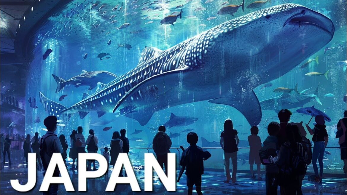 🦈🐬🐠 OSAKA AQUARIUM KAIYUKAN, ONE OF THE LARGEST AQUARIUMS IN THE WORLD, WHALE SHARKS, 4K, 大阪市, 日本