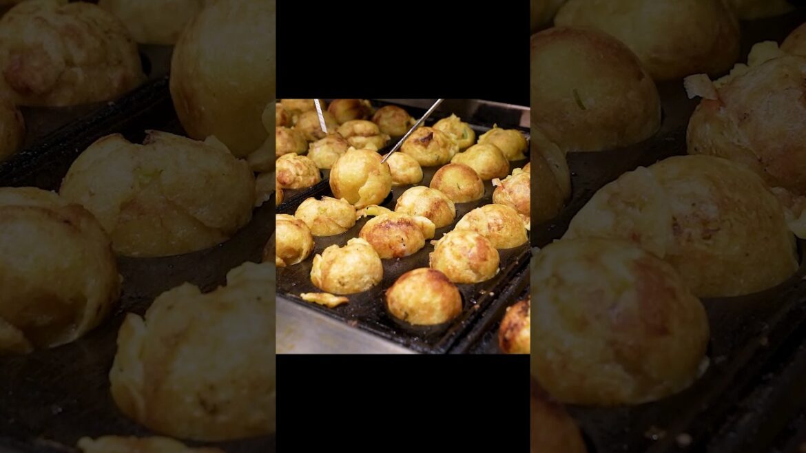 타코야키 달인ㅣJapanese street food - Amazing! Takoyaki master #shorts
