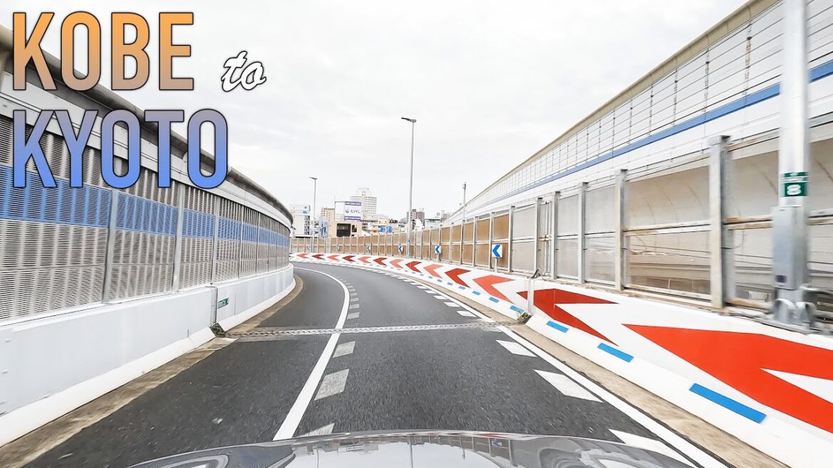 Kobe to Kyoto Sunset Drive in 4K