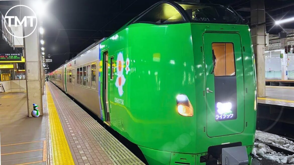 HOKKAIDO SAPPORO to ASAHIKAWA: The Limited Express LILAC in Heavy Snow