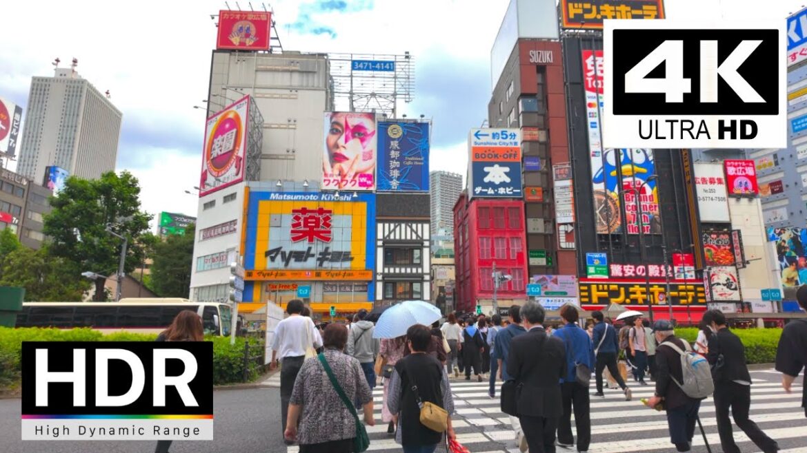 Ikebukuro 2024 - Tokyo 4K Virtual Walking Tour, Japan Street Walk｜4K HDR 60fps